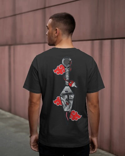 Naruto - Kunai with Akatsuki Clouds